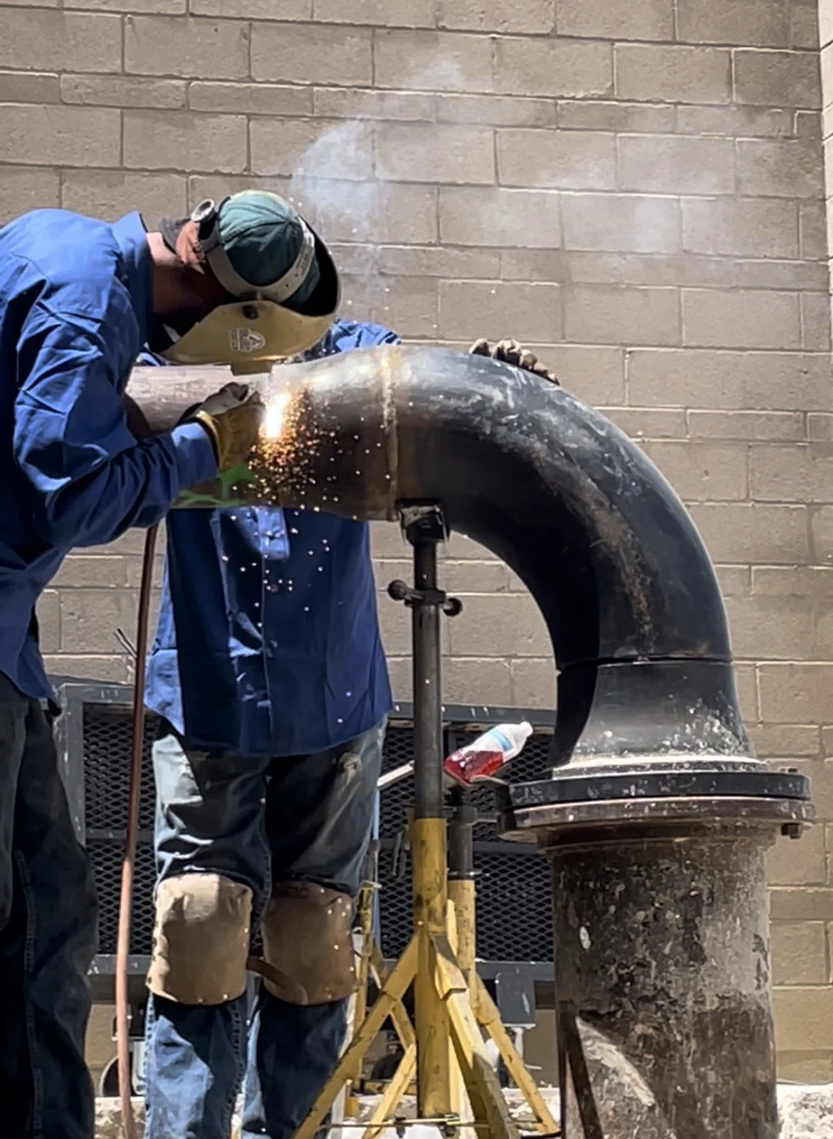 Commercial Welding pipe project